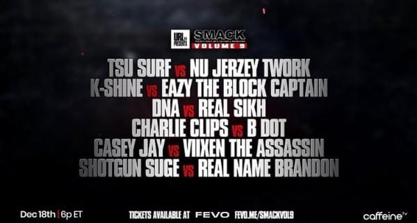 SMACK/URL has announced its first major battle rap event of 2024